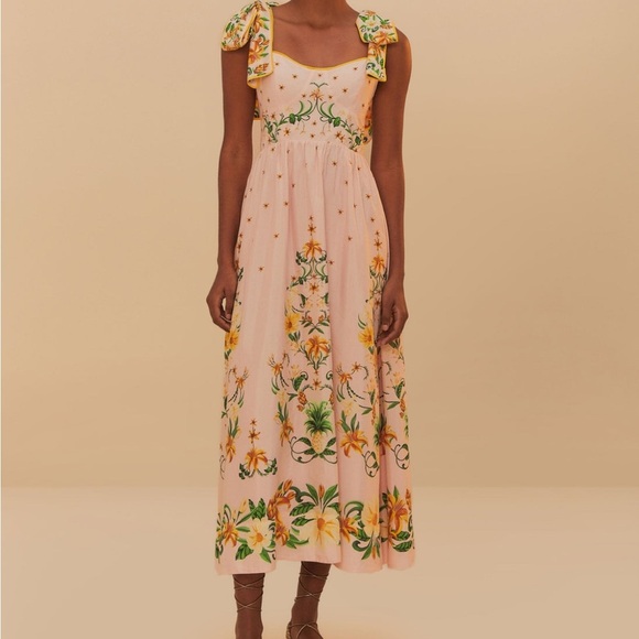 NWT Farm Rio Botanical Beauty Dress - Picture 1 of 8